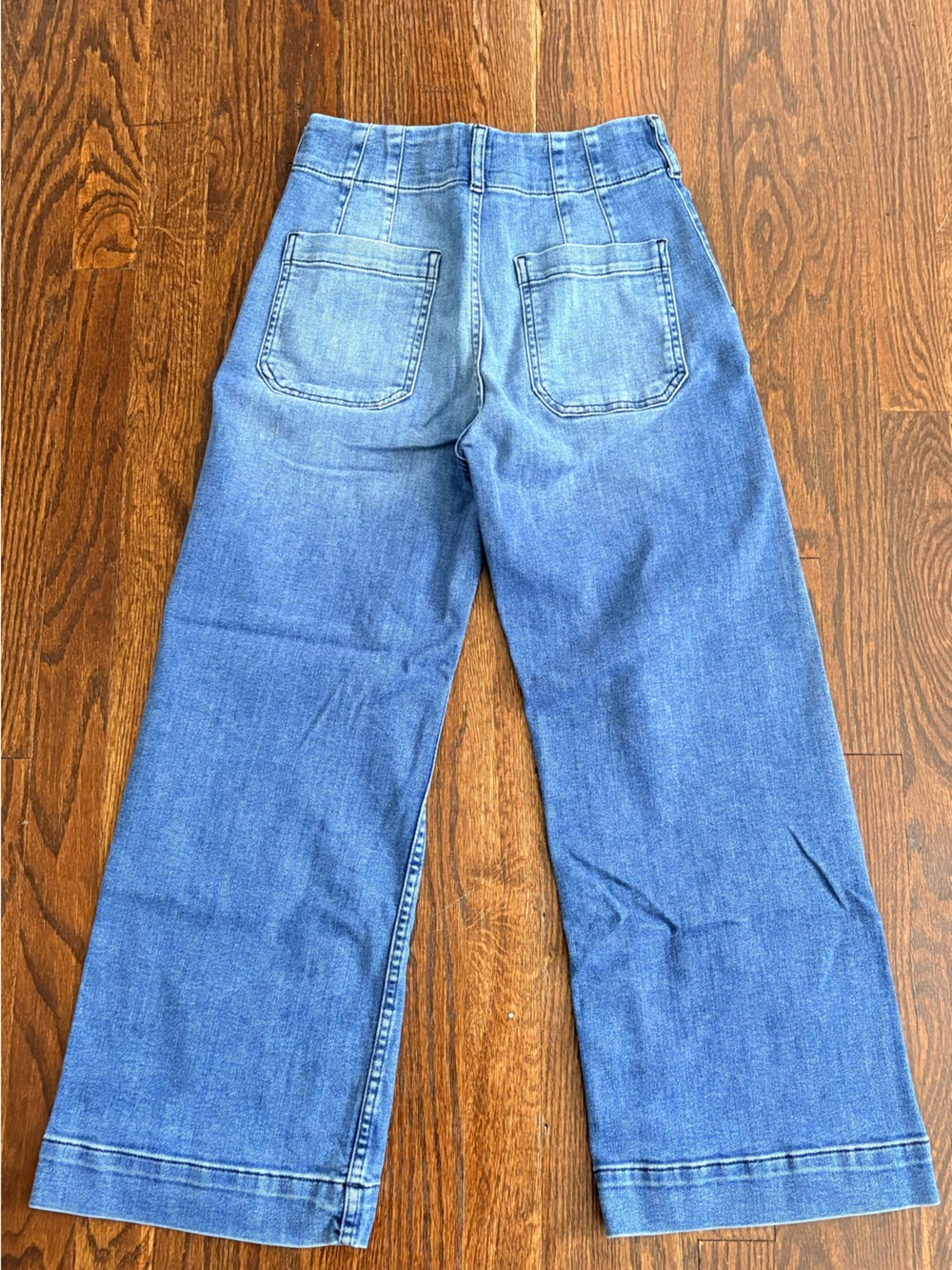 Maeve Colette Wide Legged Cropped Denim, Like New Worn Once, Size 26 - Picture 3 of 3